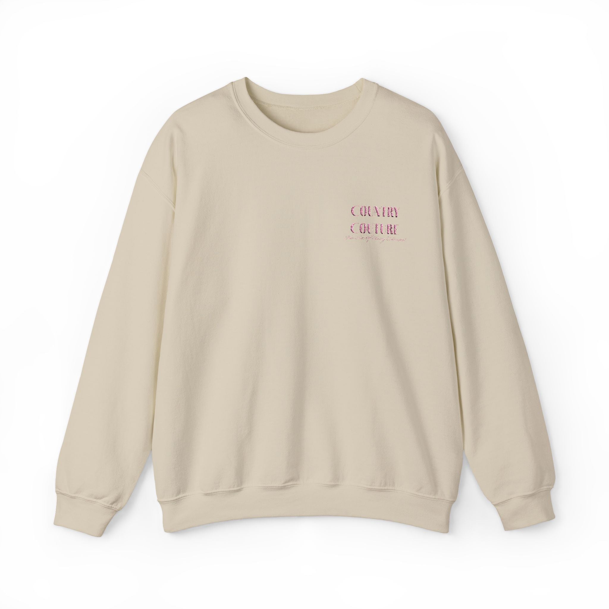 Country Couture Embroidered Crewneck Sweatshirt